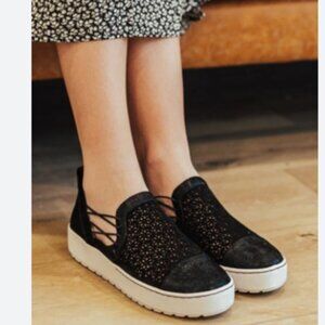 new Jambu Erin Sneakers Suede Perforated Trainers Slip-On Sneakers Shoes 257